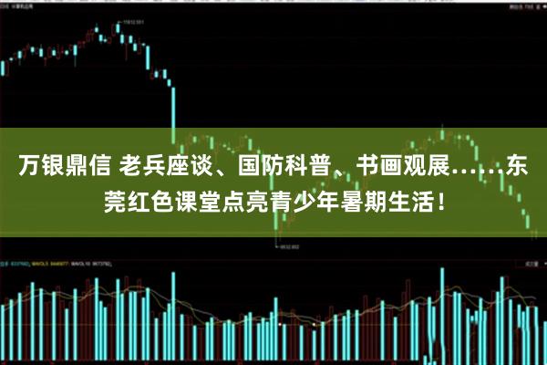 万银鼎信 老兵座谈、国防科普、书画观展……东莞红色课堂点亮青少年暑期生活！